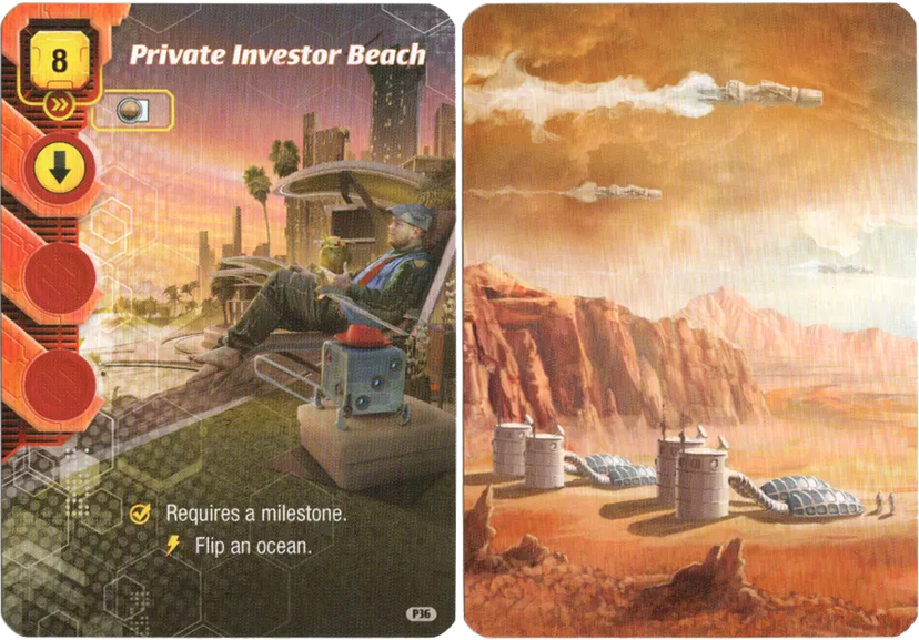 Terraforming Mars: Ares Expedition – Private Investor Beach Promo Card